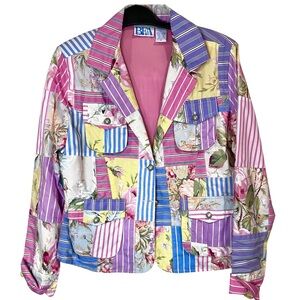 BFA Women's Patchwork Jacket Vintage